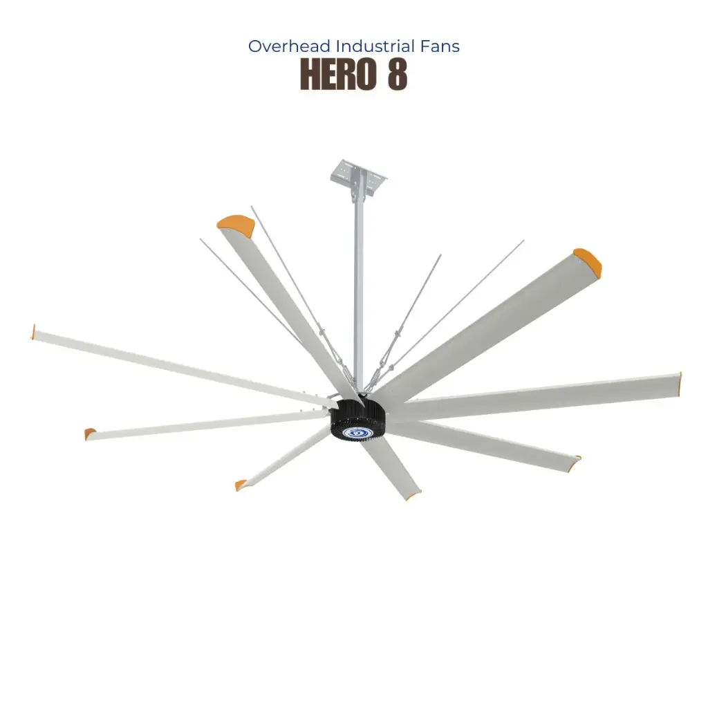 Quạt trần HVLS HERO 8