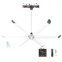 Quạt trần HVLS Pandora V150e White/Black
