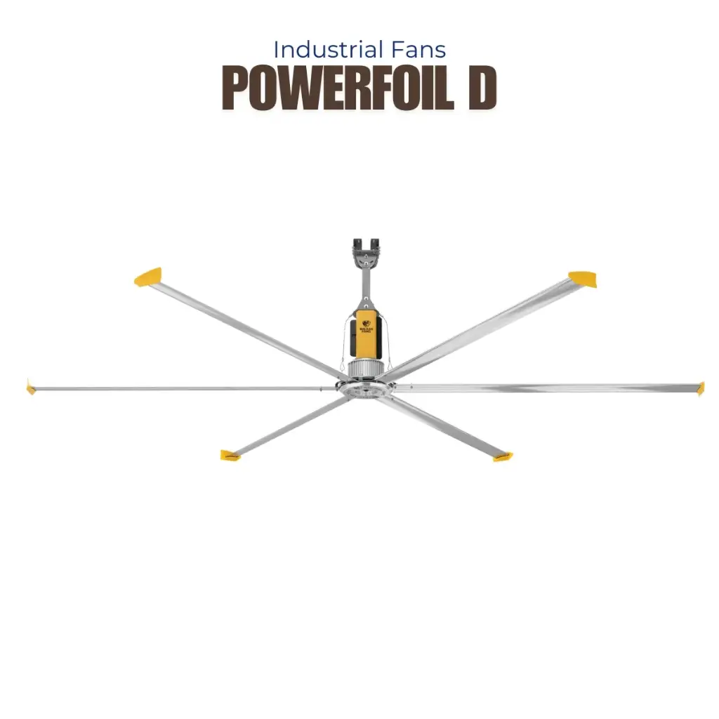Quạt trần HVLS Powerfoil D