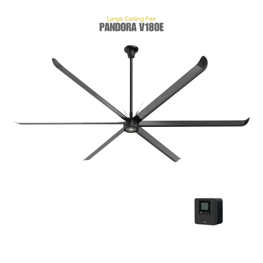 Quạt trần HVLS Pandora V180e 