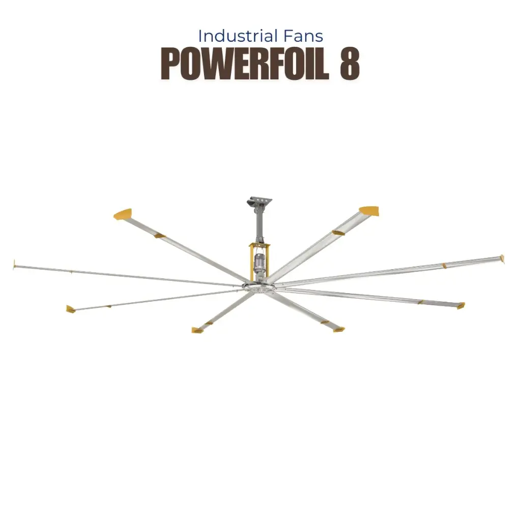 Quạt trần HVLS Powerfoil 8
